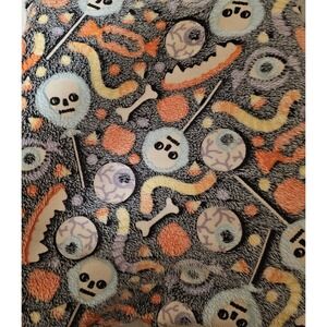 Decorative Monster Halloween Blanket 60"x50" Holiday Homes Cozy Spooky Throw